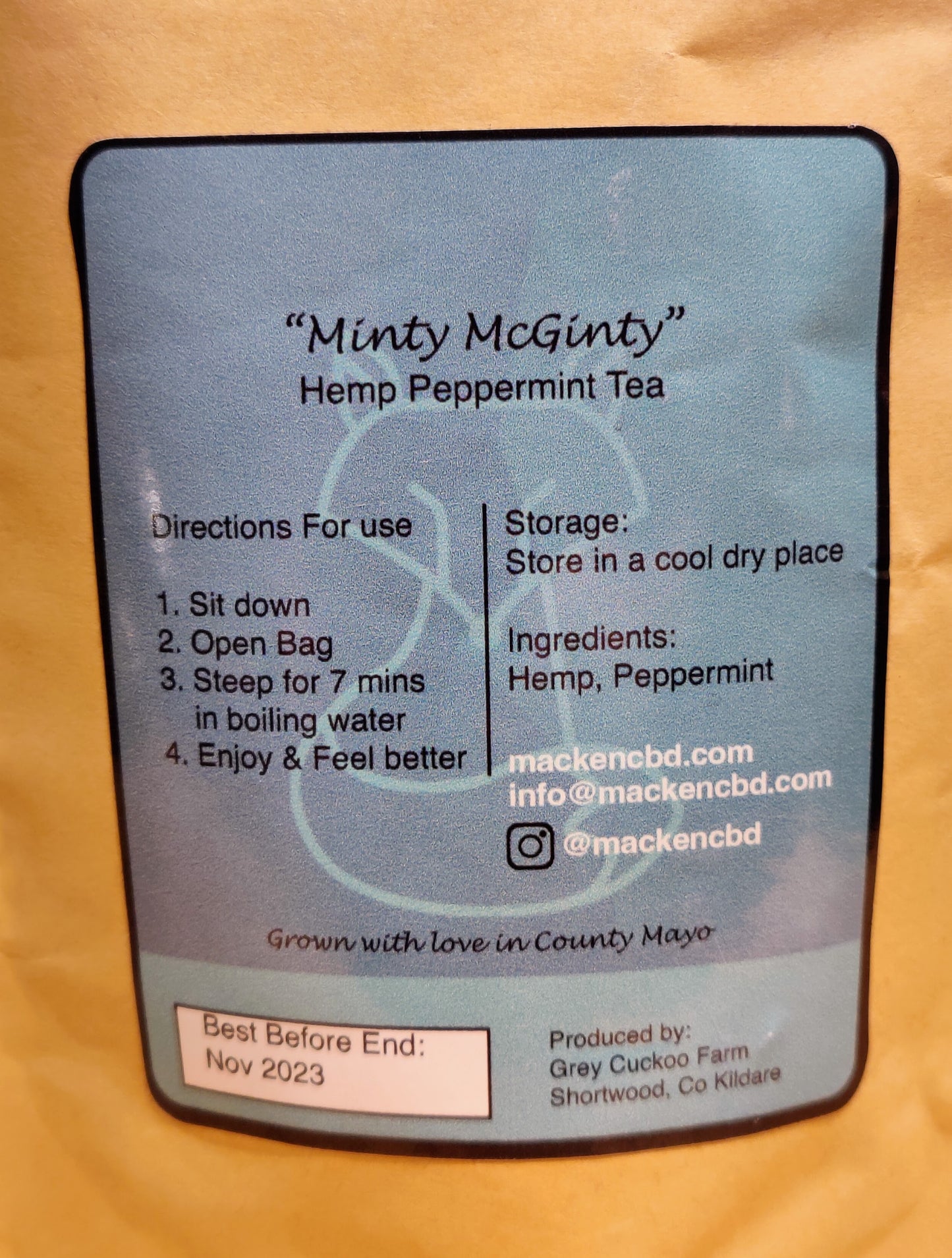 MInty McGinty CBD-Infused Peppermint Loose Tea